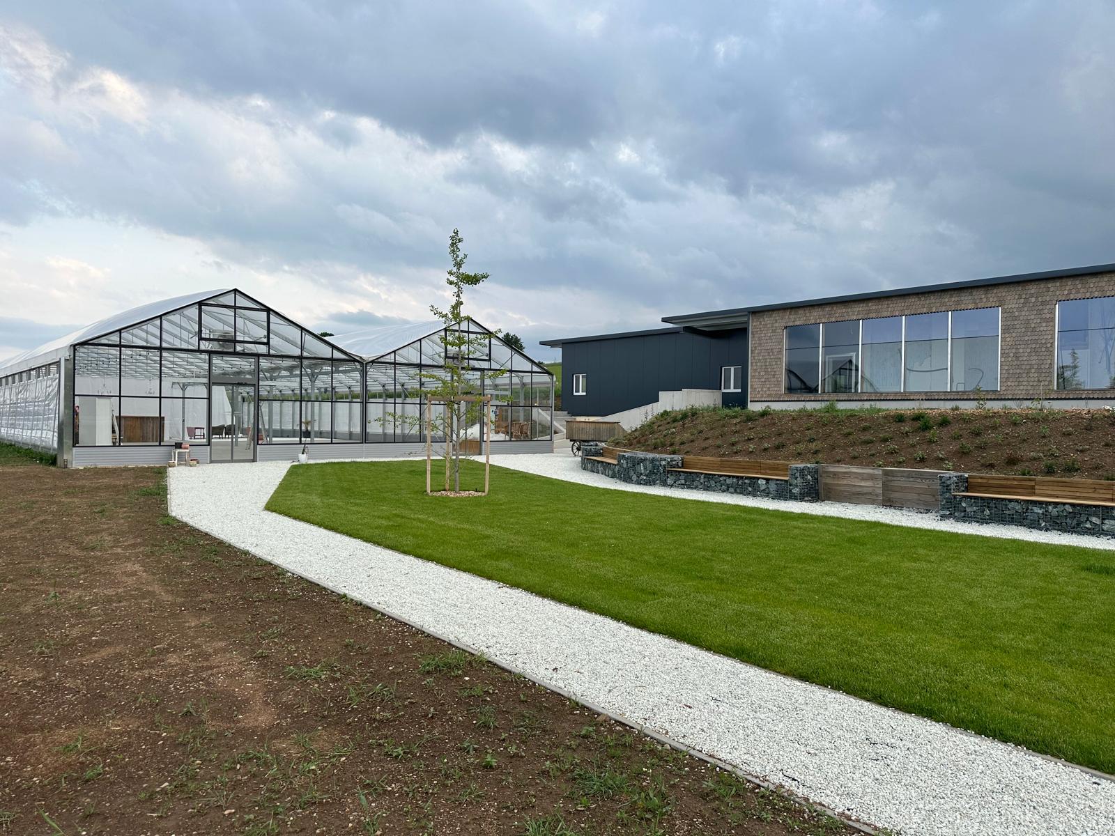 Schöne Umgebung um Aquaponikanlage